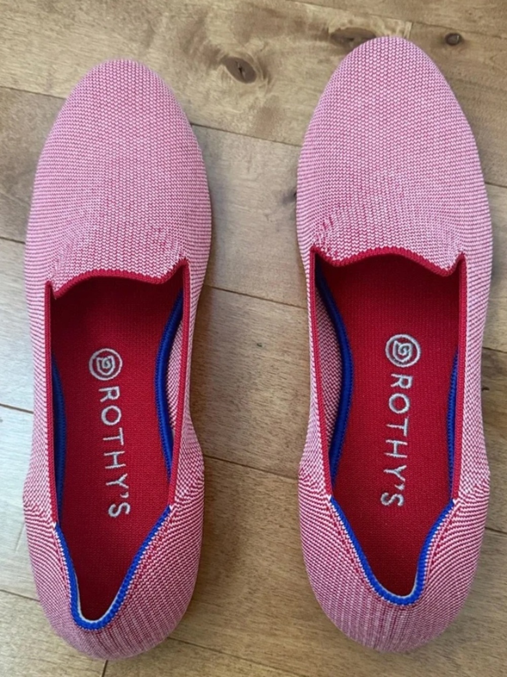 Rothy's Lollipop Red Loafers